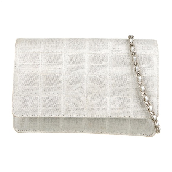 Chanel Travel Ligne Line Wallet On Chain WOC Crossbody Purse Bag - Picture 1 of 16